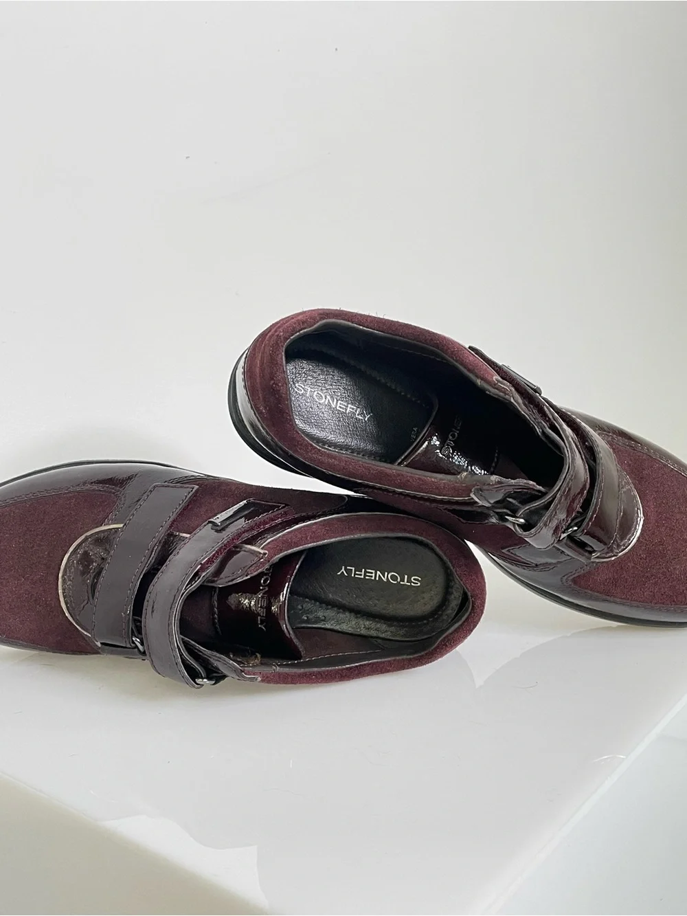 Shoes | Stonefly Suede Leather Sneaker | Comfort | Made in Italy | Burgundy 7
